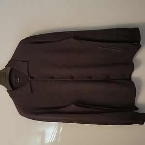 Massimo Dutti Wool Blend Cardigan with pockets